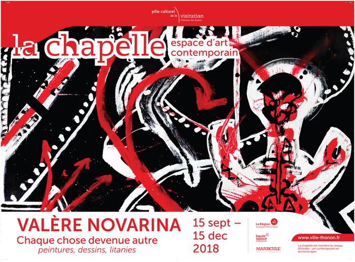 EXPOSITION : VALÈRE NOVARINA, CHAQUE CHOSE DEVENUE AUTRE