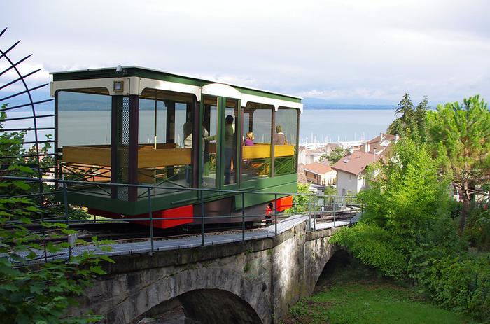 Thonon-les-Bains - Immobilier - CENTURY 21 Chablais-Léman - funiculaire Rives-Thonon