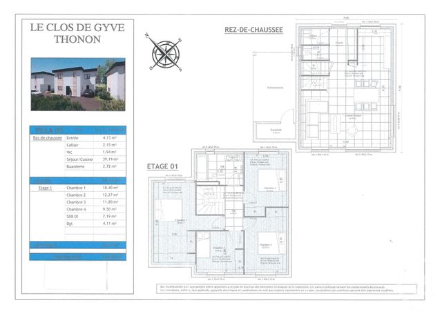 Afficher la photo en grand maison à vendre - 5 pièces - 113.4 m2 - THONON LES BAINS - 74 - RHONE-ALPES - Century 21 Chablais - Léman
