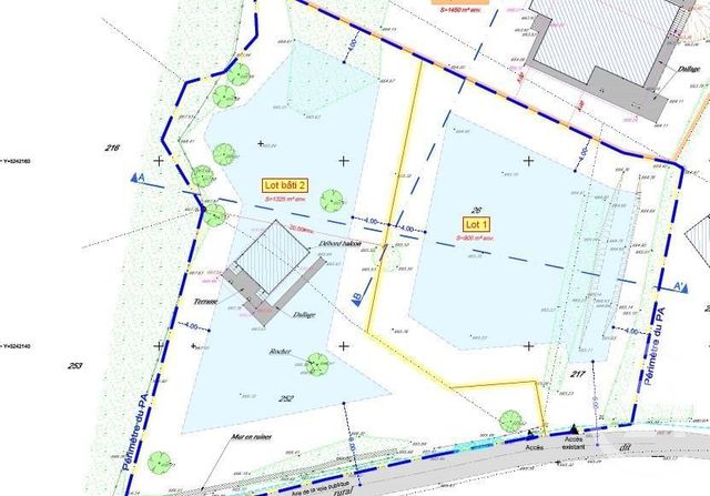 terrain à vendre - 902.0 m2 - ALLINGES - 74 - RHONE-ALPES - Century 21 Chablais - Léman