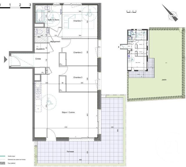 Appartement T4 à vendre - 4 pièces - 79.43 m2 - THONON LES BAINS - 74 - RHONE-ALPES - Century 21 Chablais - Léman