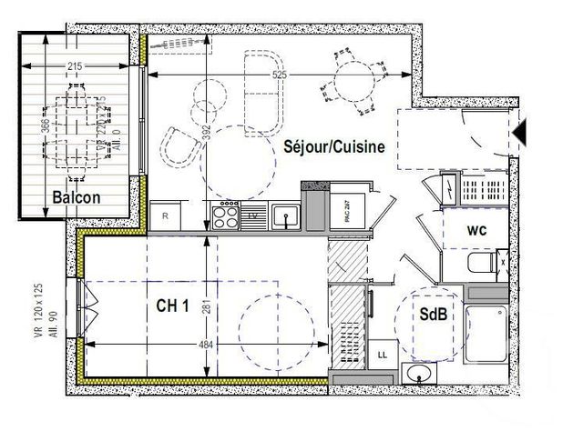 Afficher la photo en grand Appartement F2 à vendre - 2 pièces - 47.7 m2 - ANTHY SUR LEMAN - 74 - RHONE-ALPES - Century 21 Chablais - Léman